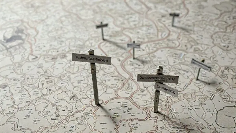 A photorealistic image depicting a complex, multi-layered map or a winding path with various signposts, some clearly marked for 'ethical volunteering' and others obscured or pointing towards 'voluntourism pitfalls.' The image should convey complexity and the need for careful navigation, with soft, guiding light, 8K, cinematic lighting, sharp focus, depth of field, shot on a high-end DSLR.