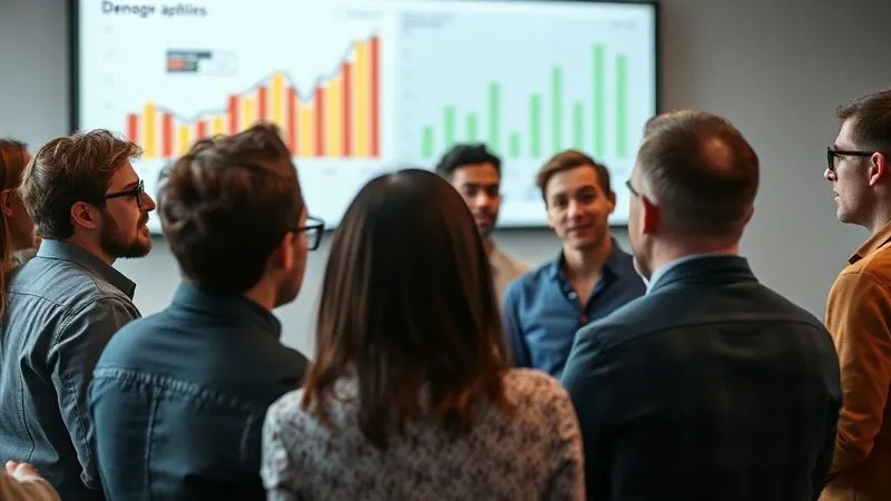 A photorealistic, professional photography, 8K, cinematic lighting, sharp focus, depth of field, shot on a high-end DSLR, of a diverse group of people engaged in a focus group discussion, looking thoughtful and interactive, with graphs and demographic data subtly projected in the background, symbolizing market research and audience analysis. A photorealistic, professional photography, 8K, cinematic lighting, sharp focus, depth of field, shot on a high-end DSLR, of a diverse group of people engaged in a focus group discussion, looking thoughtful and interactive, with graphs and demographic data subtly projected in the background, symbolizing market research and audience analysis.